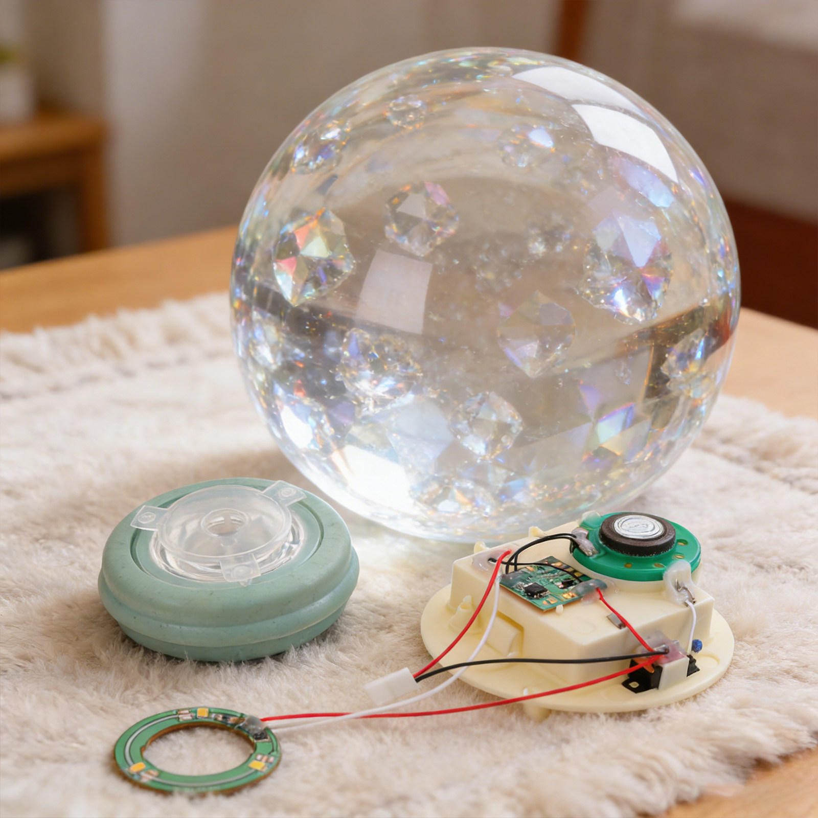 Snow Globe Musical - Sneeuwbol met beweging, muziek en licht,