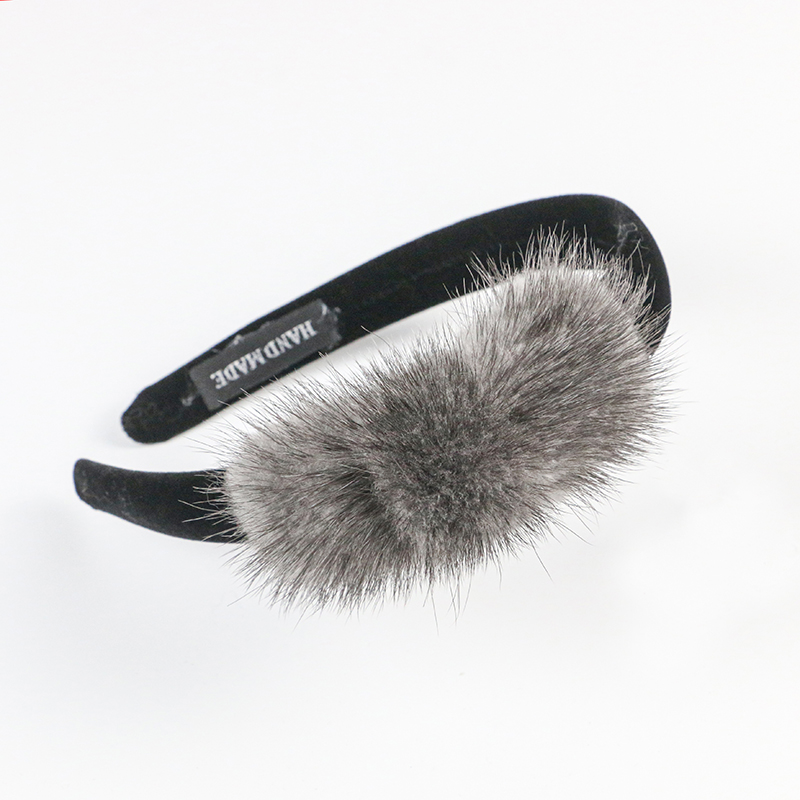 Ribbon Bow Gift - Echte Mink Cosmetische Hoofdbanden Dames Hoge