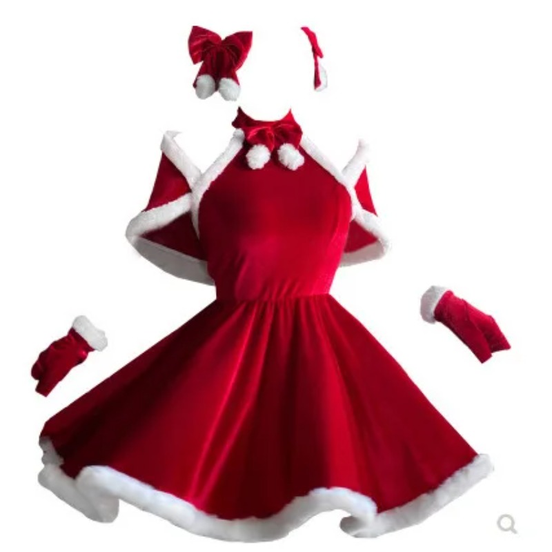 Elf Costume Christmas - Kerst Cosplay Kostuum Jurk Accessoires Pak