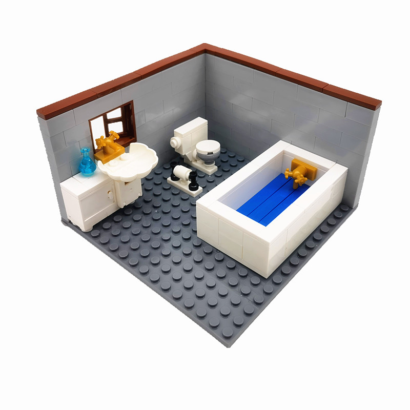 Lego Set City - Compatibel klassiek stadsblokken huismeubilair MOC voor