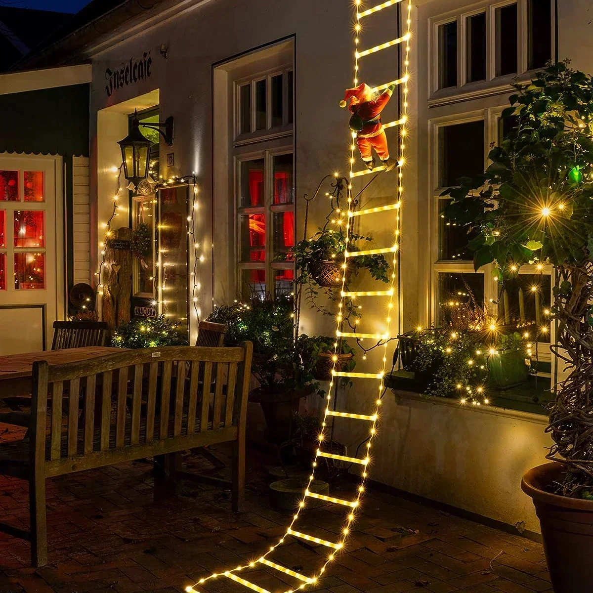 Led Ladder Licht Voor Santa Cl - Christmas Lights Outdoor recensie en prijs