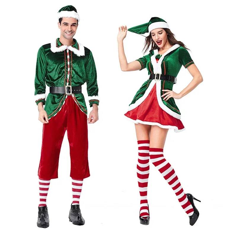 Kerstman Cosplay Kostuum Kerst - Elf Costume Christmas recensie en prijs