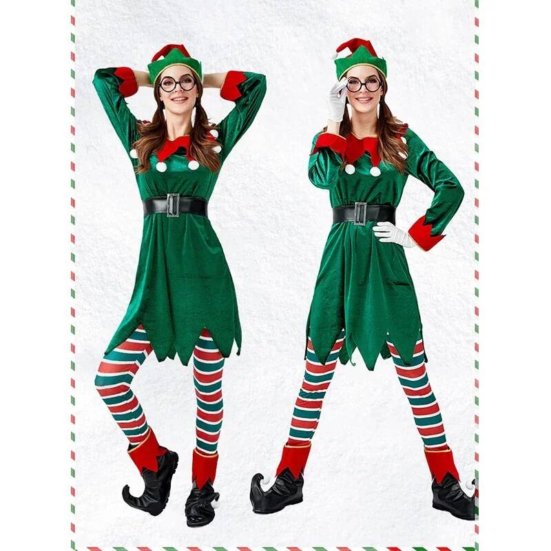 Kerstman Cosplay Kostuum Kerst - Elf Costume Christmas recensie en prijs