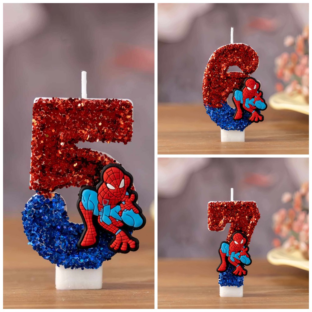 0-9 Superheld SpiderMan Leuke  - Holiday Candle Set recensie en prijs