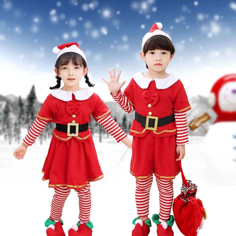 Kerstelfenset voor kinderen -  - Elf Costume Christmas recensie en prijs