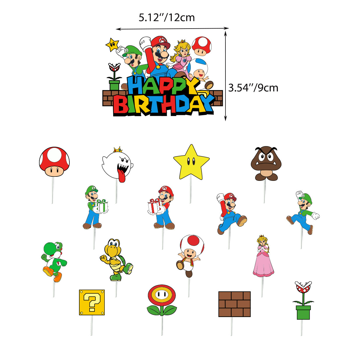 Ballon Mary Mario Taartvlag Vl - Holiday Candle Set recensie en prijs