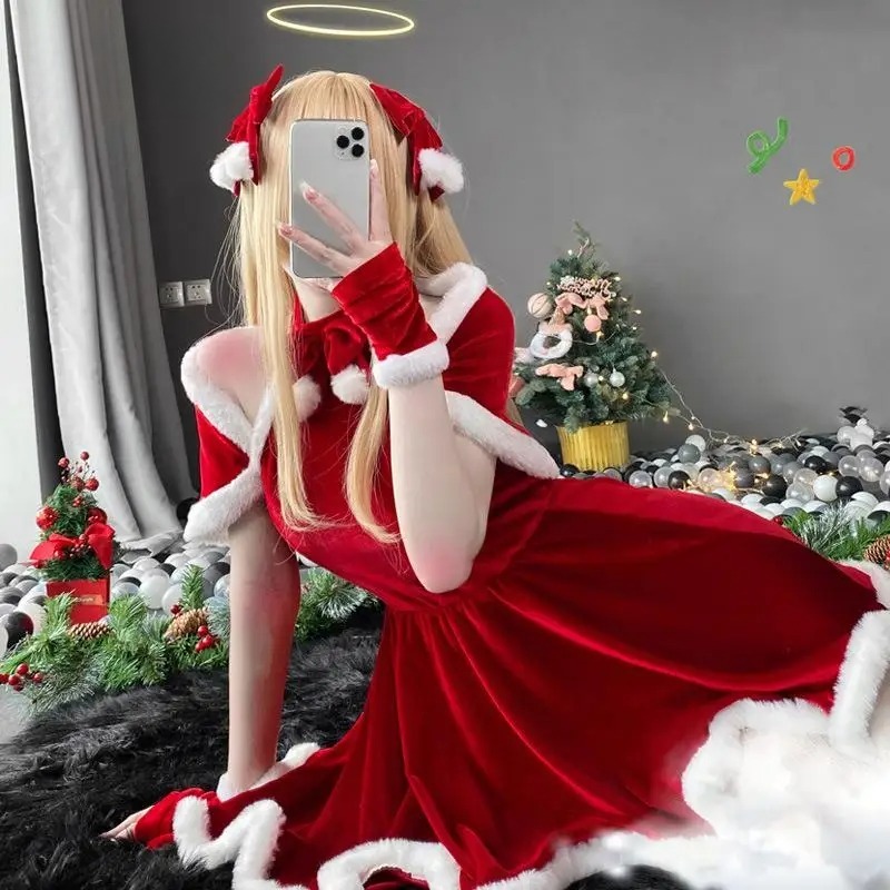 Kerst Cosplay Kostuum Jurk Acc - Elf Costume Christmas recensie en prijs