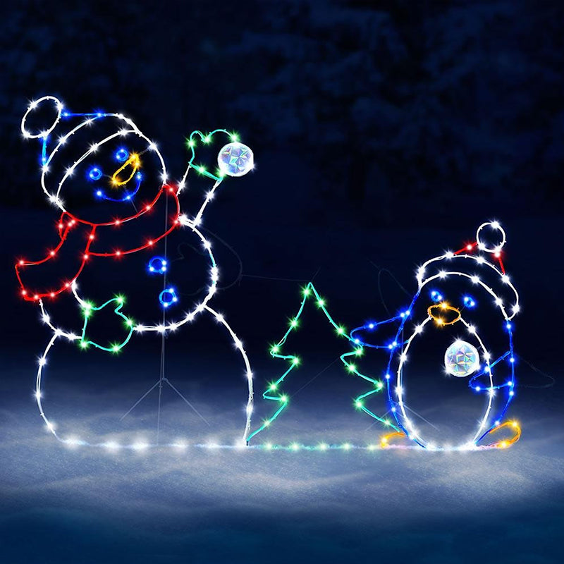 Geanimeerd LED-sneeuwpoporname - Christmas Lights Outdoor recensie en prijs