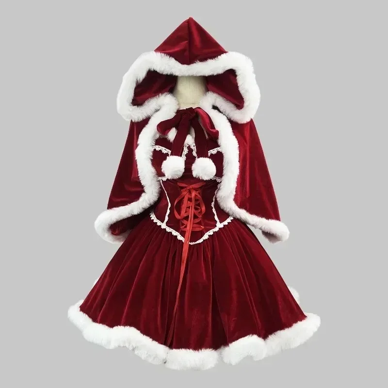 Nieuwjaar Rode Jurk Mantel Cos - Elf Costume Christmas recensie en prijs